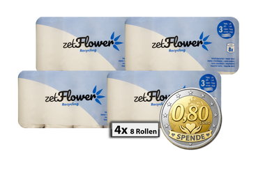 Toilettenpapier Weiß 3-lagig