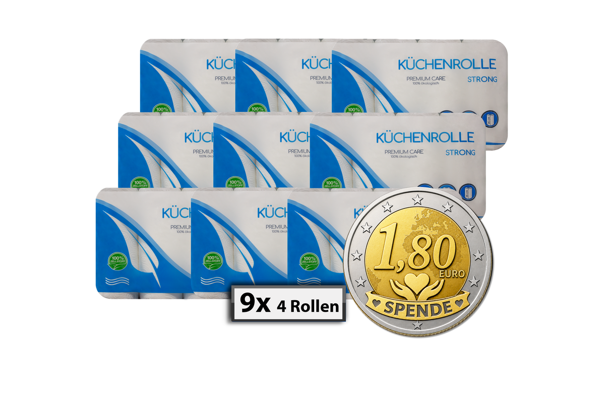 Premium Care Strong Küchenrolle 3-lagig