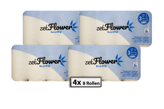 Toilettenpapier Weiß 3-lagig