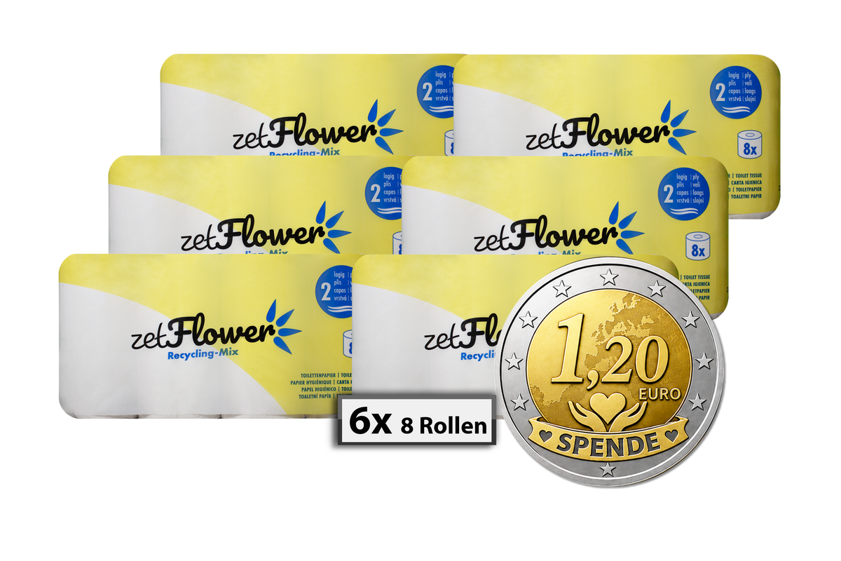 Toilettenpapier Altweiß 2-lagig