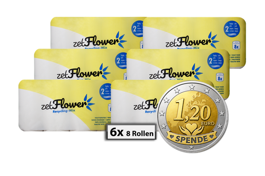 Toilettenpapier Altweiß 2-lagig