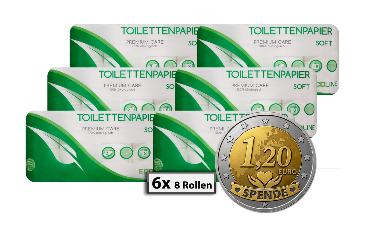 Premium Care ECOline Toilettenpapier 2-lagig