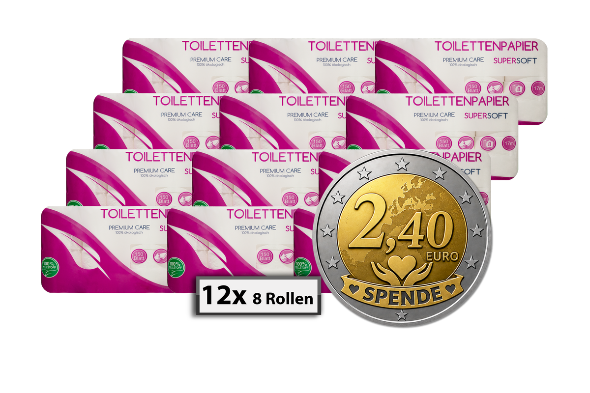 Premium Care Supersoft Toilettenpapier 3-lagig