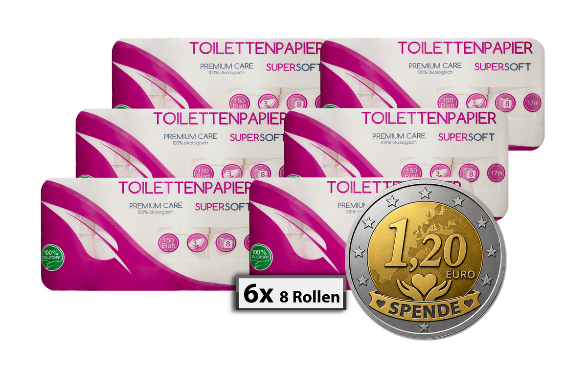 Premium Care Supersoft Toilettenpapier 3-lagig