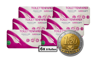 Premium Care Supersoft Toilettenpapier 3-lagig