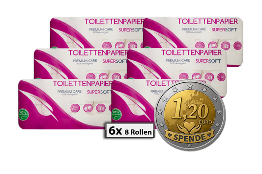 Premium Care Supersoft Toilettenpapier 3-lagig