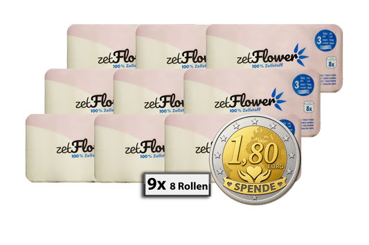 Toilettenpapier Hochweiß 3-lagig