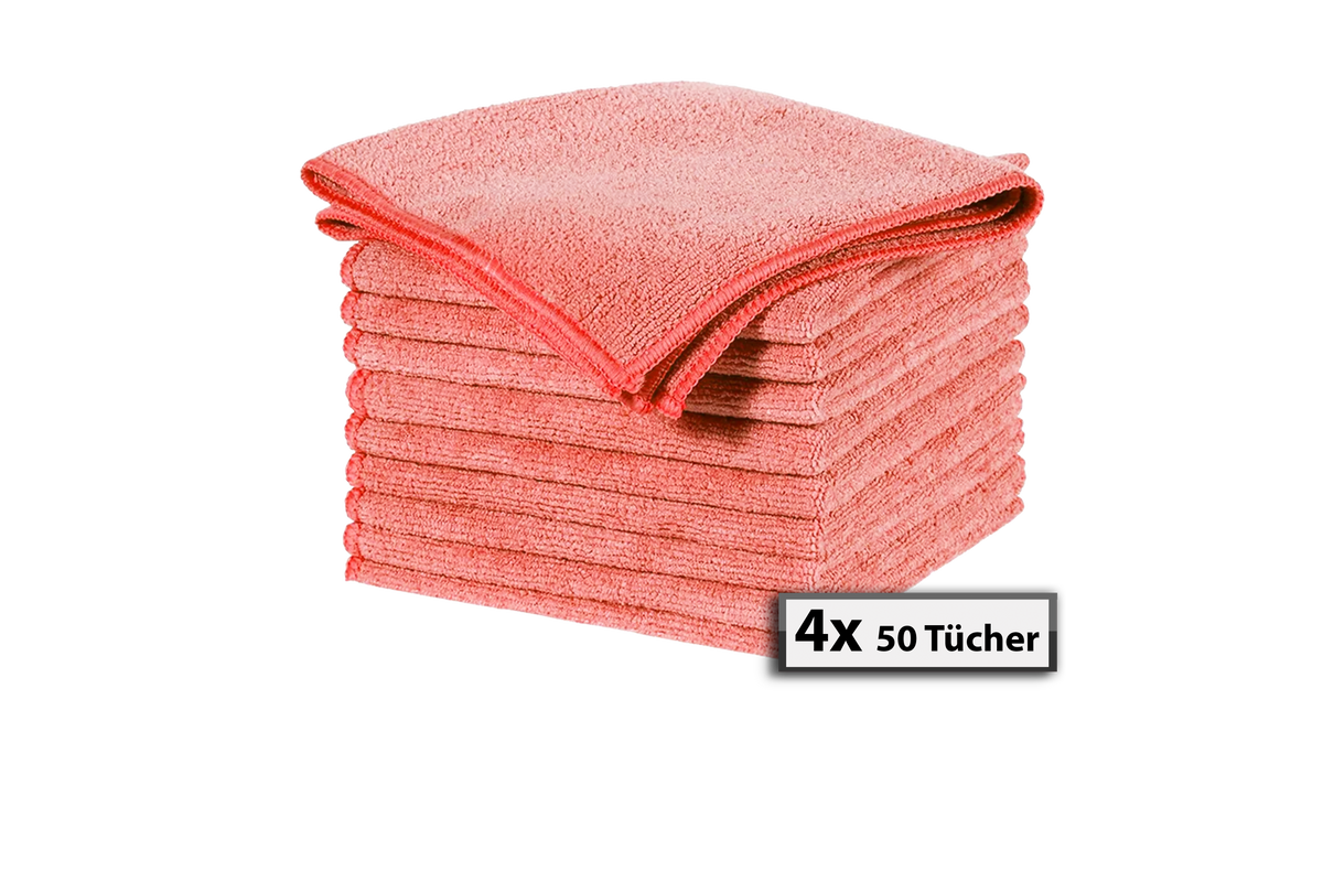 Mikrofasertücher Rot 40 × 40 cm