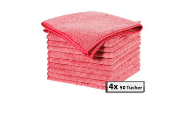 Mikrofasertücher Rosa 40 × 40 cm