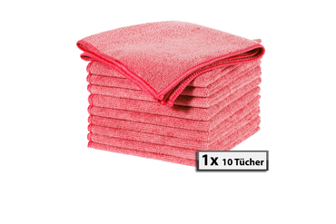 Mikrofasertücher Rosa 40 × 40 cm