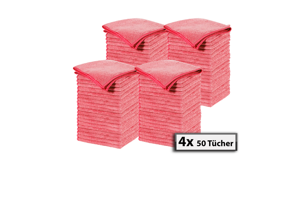 Mikrofasertücher Rosa 40 × 40 cm