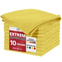 Ricostar Mikrofaser-Tücher – Gelb, 10...