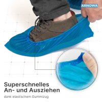 ARNOMED COVER CPE-Schuhüberzieher 3g - Einweg Schuhüberzieher - 5g-CPE