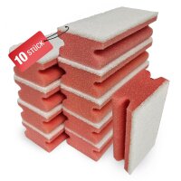 Ricostar Extreme Power Reinigungsschwämme – 10er Pack (Rot)