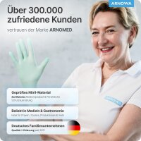 ARNOMED NITRIL PEPPERMINT GREEN - Einmalhandschuhe Grün