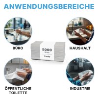 ARNOMED Papierhandtücher 25 x 23 cm  1-lagig  natur  V-Falz