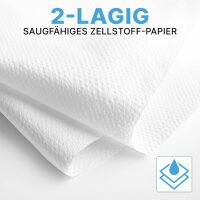 ARNOMED Papierhandtücher 25x23 cm  2-lagig  weiß  V-Falz - Falthandtücher