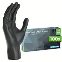 ARNOMED LATEX BLACK – Latex Handschuhe Schwarz