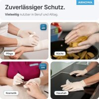 ARNOMED LATEX PF - Handschuhe puderfrei