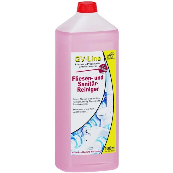 Assindia GV-Line Fliesen- & Sanitär-Reiniger – 1000 ml