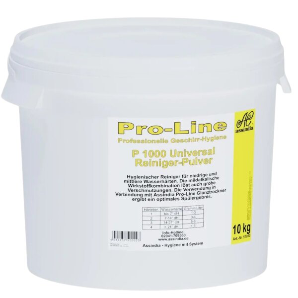 Assindia P 1000 Universal Reiniger-Pulver 10 kg