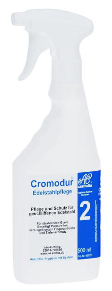Assindia Cromodur Nr. 2 Leerflasche mit Pumpsprayer 500 ml