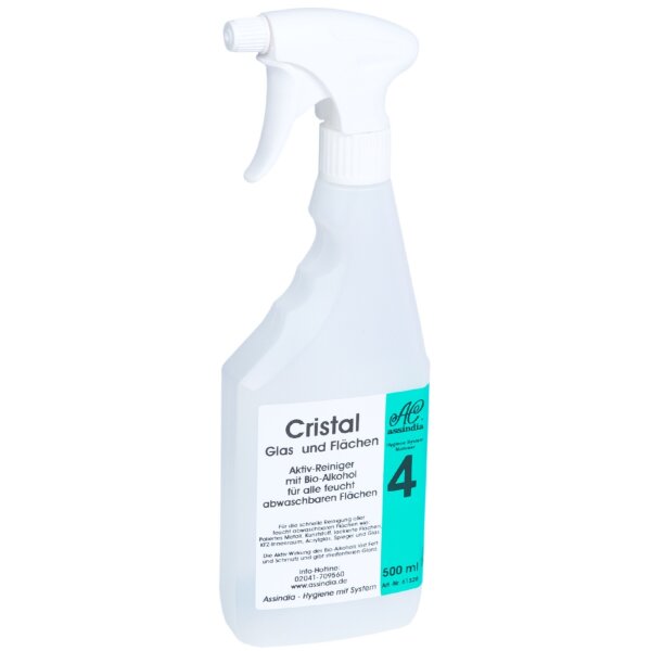 Assindia Pump-Sprayer Leerflasche Cristal Nr. 4 – 500 ml