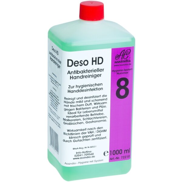 Assindia DesoPure AF Händedesinfektion – 1000 ml