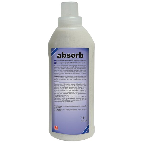Pramol absorb 1,5 L (810 g) – Hygienisches Absorptionsgranulat