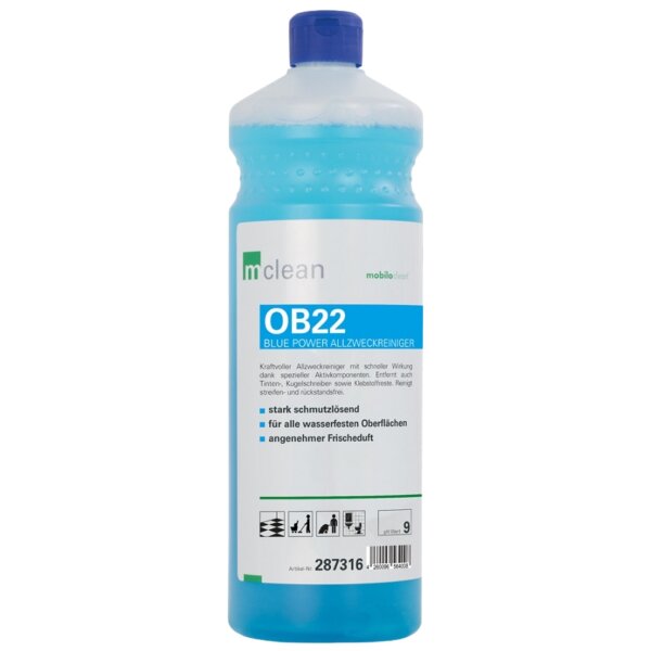 mclean OB22 Blue Power Allzweckreiniger | 1 l Flasche
