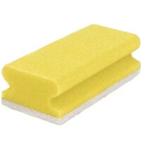 Schwamm kratzfrei gelb/weiß 7x15cm