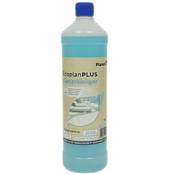 Planol Ecoplan PLUS Glanzreiniger – Alkoholbasierter Universalreiniger mit EU-Ecolabel (1 L)