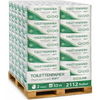 Toilettenpapier Premium Care ECOline - 2-lagig - 2112...