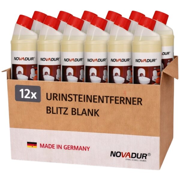 Urinsteinentferner BlitzBlank – Karton á 12 Flaschen