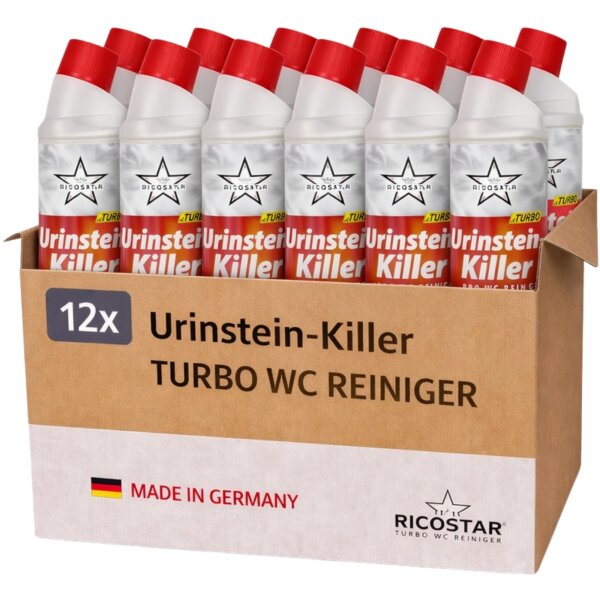 Ricostar Urinstein-Killer – Karton á 12 Flaschen
