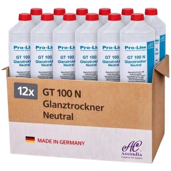 Assindia Pro-Line GT 100 N Klarspüler neutral - Karton á 12 Flaschen