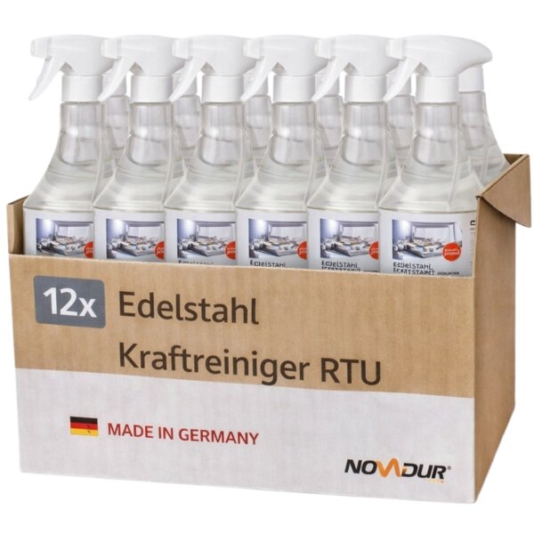 Edelstahl-Kraftreiniger RTU – Karton á 12 Stück