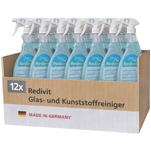 redivit Glas- & Oberflächenreiniger 500 ml - Karton á 12 Flaschen