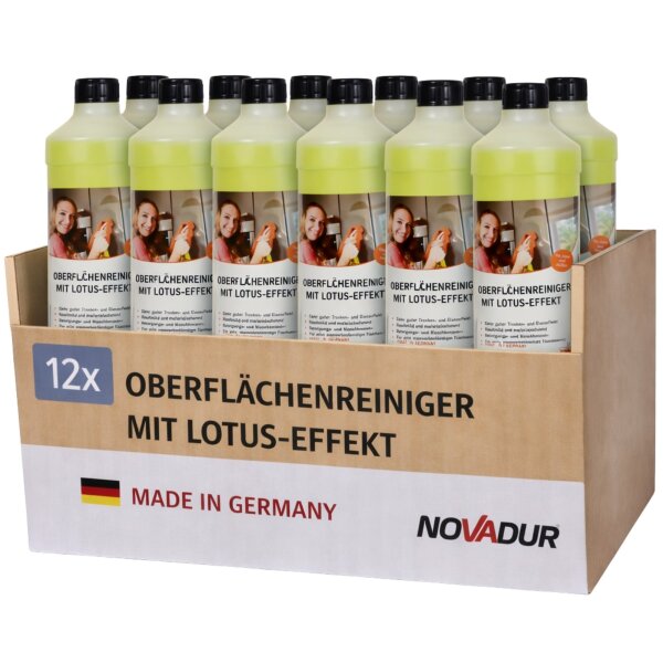 Oberflächenreiniger mit Lotus-Effekt - Karton á 12 Flaschen