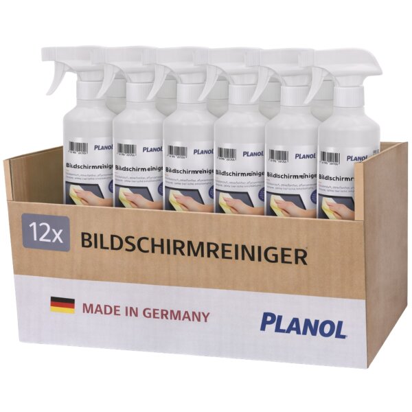 Planol Bildschirmreiniger 500 ml - Karton á 12 Flaschen