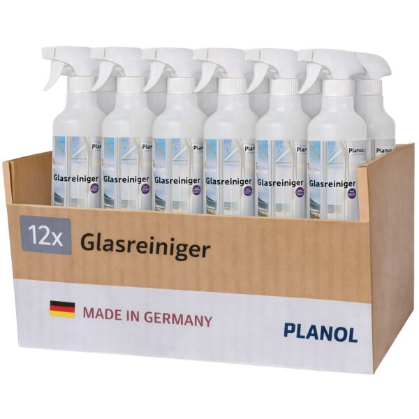 Planol Glasreiniger 500 ml - Karton á 12 Flaschen