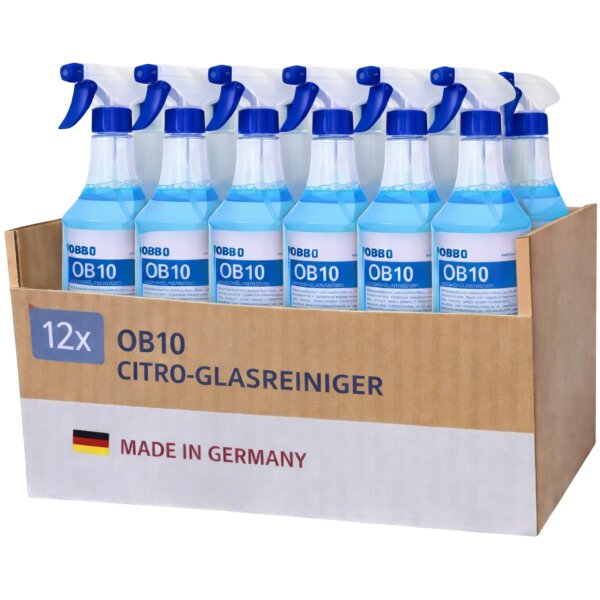 mclean OB10 Citro-Glasreiniger 750 ml Sprühflasche - Karton á 12 Flaschen