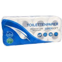 Toilettenpapier 3 lagig Zellstoff SUPER SOFT - 250 Blatt