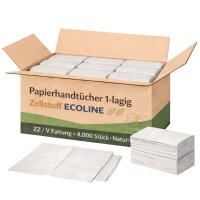 Papierhandtücher grau, ECOLINE 1-lagig –...