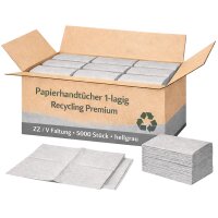 Papierhandtücher Recycling, 1-lagig