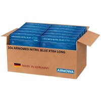 ARNOMED NITRIL BLUE XTRA LONG - Karton á 10 Packungen