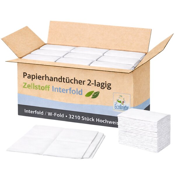 Papierhandtücher Interfold 2-lagig weiß