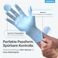 ARNOMED NITRIL ICE BLUE – Karton á 10 Packungen