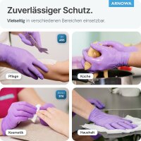 ARNOMED NITRIL LAVENDER VIOLET - Karton á 10 Packungen