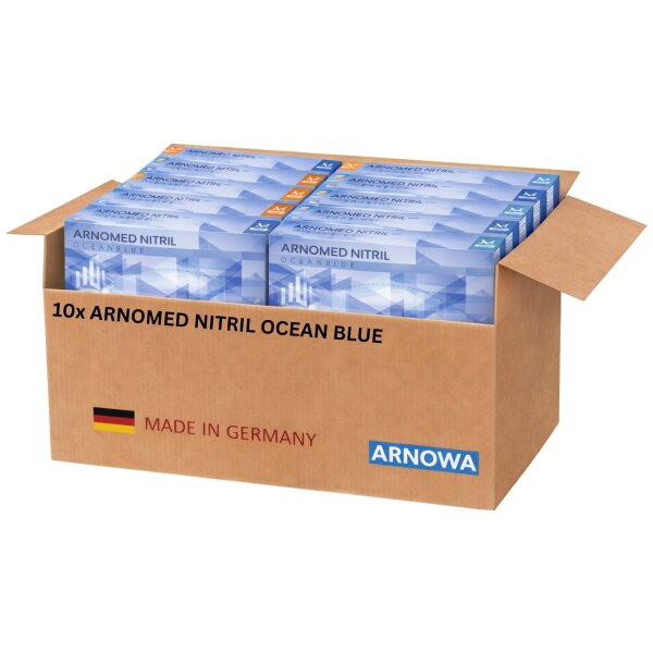 ARNOMED NITRIL OCEAN BLUE - Karton á 10 Packungen